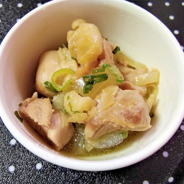 ●簡単幼児食♪鶏もも&玉葱小口ネギのすき焼き煮込●